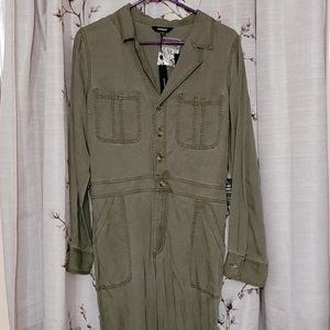 Express Army green jumpsuit